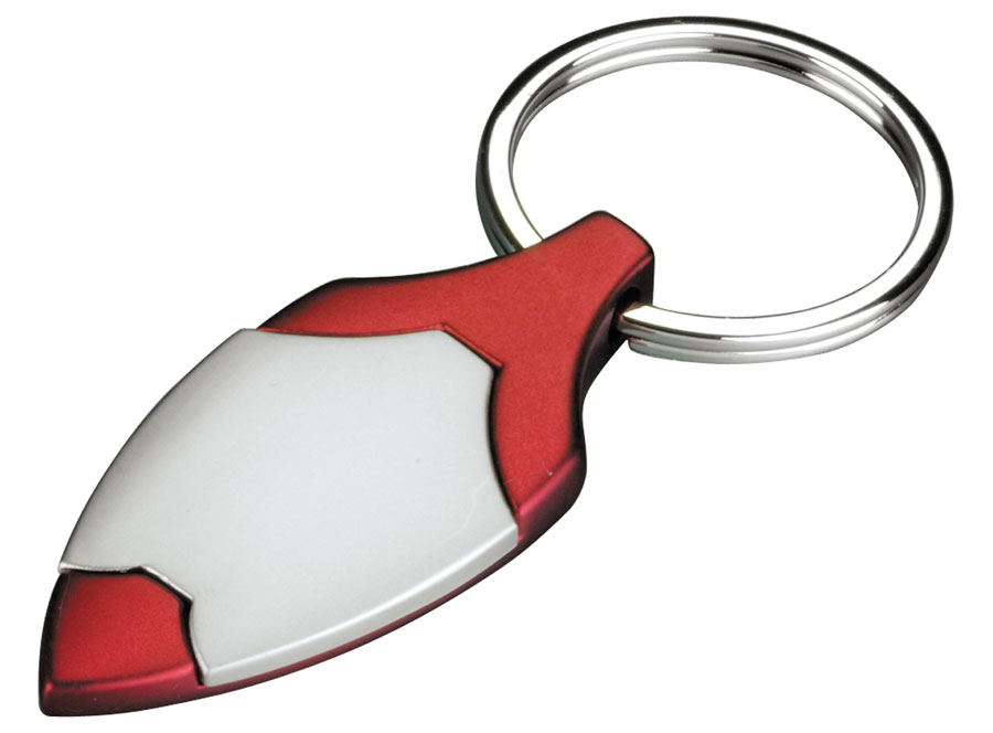 KEYCHAIN SHIELD SATIN / RED