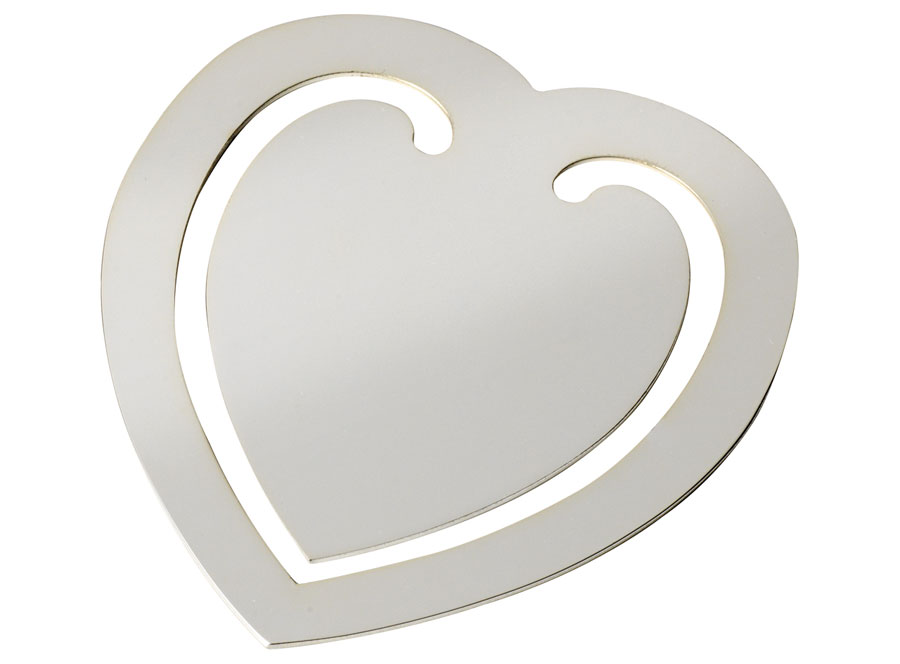 BOOK MARK BIG HEART - 78x83 mm