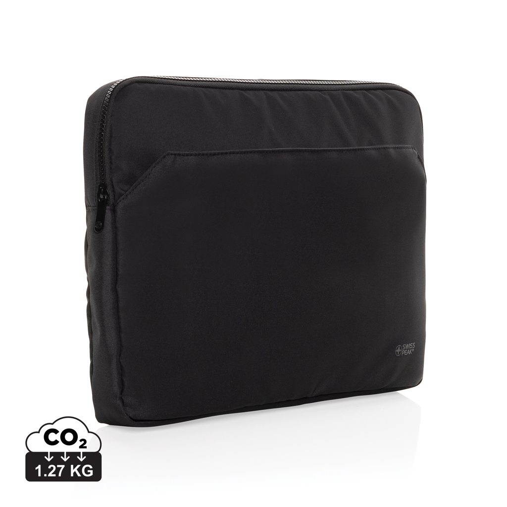 Swiss Peak Aware™ RPET Essential 15.6 inch laptop sleeve