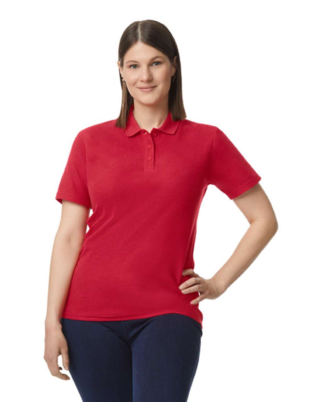 SOFTSTYLE<SUP>®</SUP> ADULT DOUBLE PIQUÉ POLO