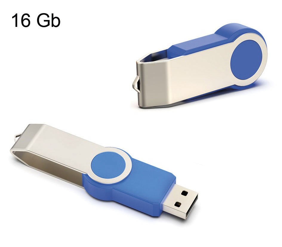 USB SWIVAL BLU