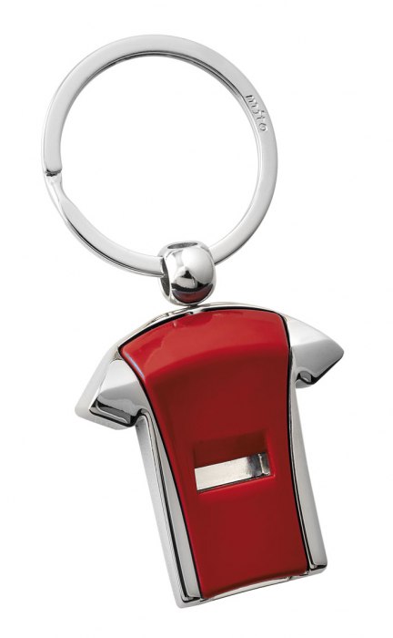 KEYCHAIN WHISTLE RED