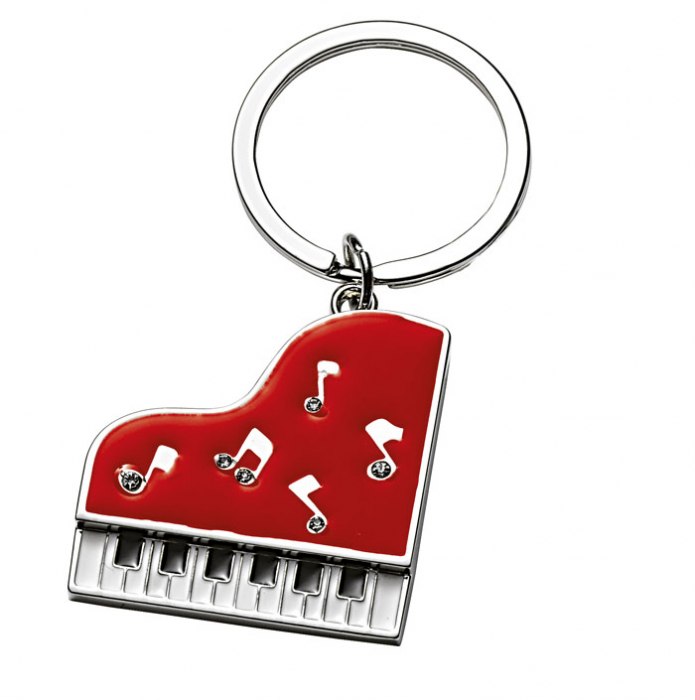 KEYCHAIN PIANO RED