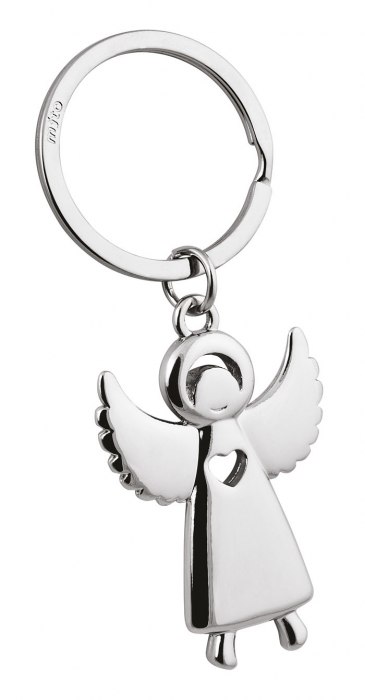 KEYCHAIN ANGEL HEART-SHAPED HOLE