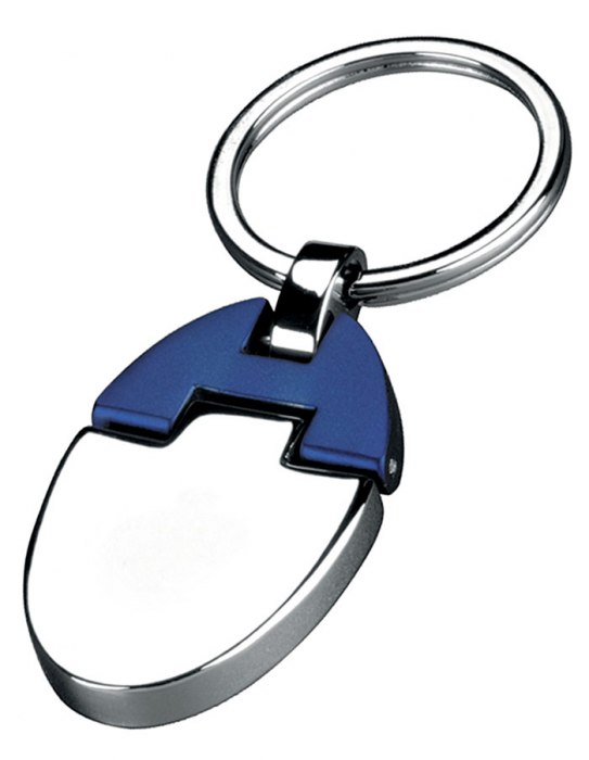 KEYCHAIN CHROMED SHINY / BLUE