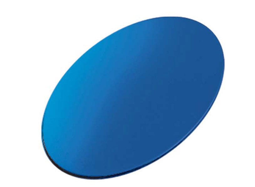 INSERT OVAL BLUE - 22x34 mm