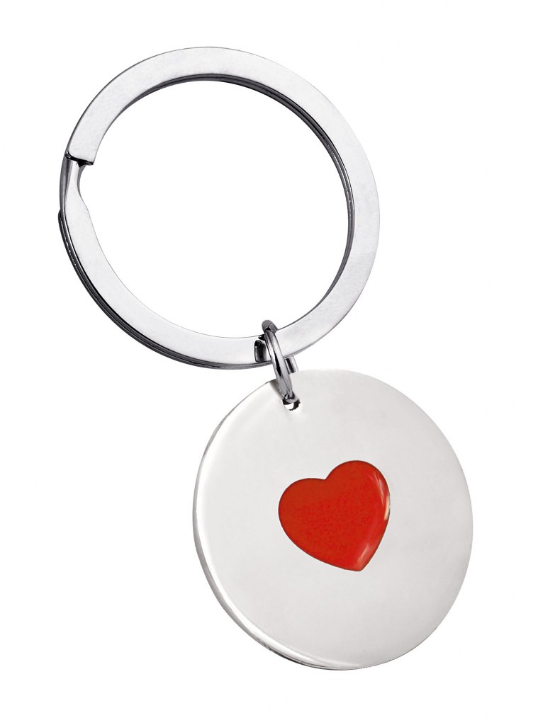 PENDANT ROUND HEART - D=25 mm