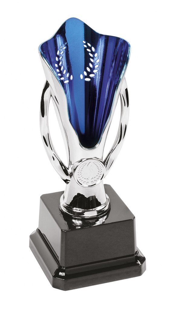 TROPHY BLUE CUP H 190 MM