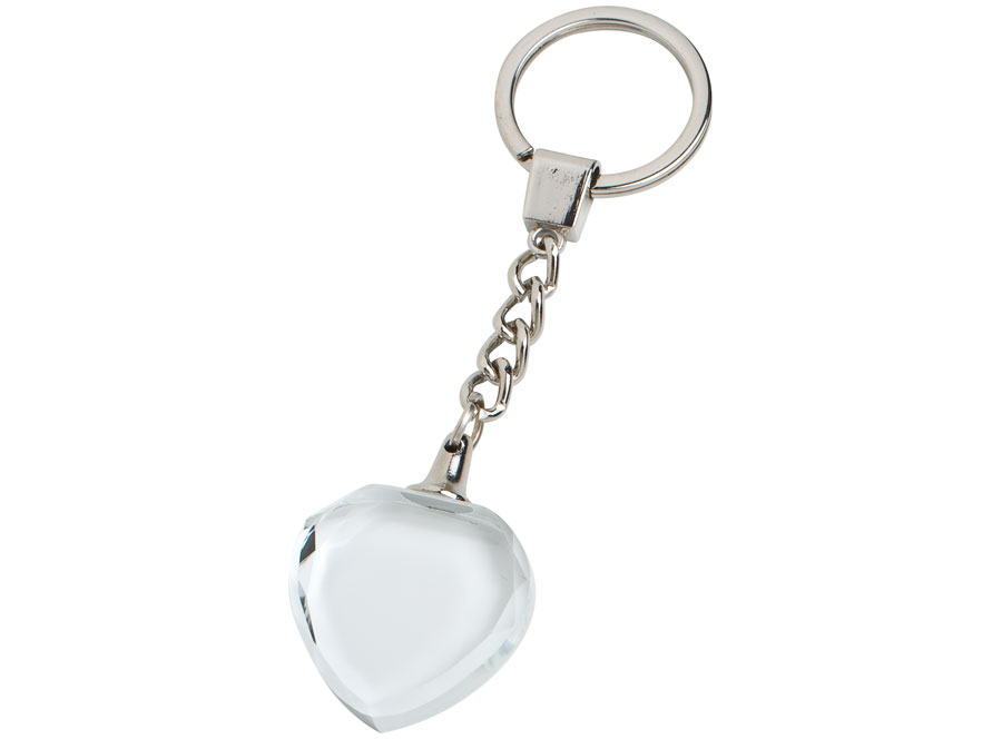 KEYCHAIN CRYSTAL (NO BOX) - 28x30 mm