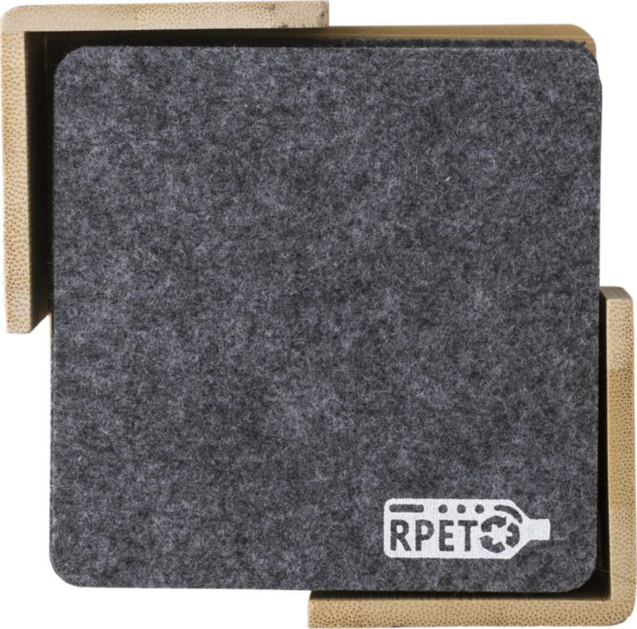 rPET felt coaster set Lawrence