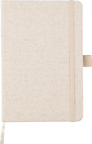 Hemp notebook A5 Barbara