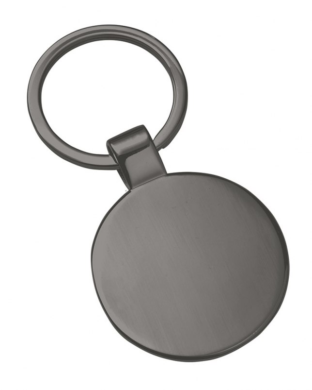 KEYCHAIN ROUND BURNISHED- NO BOX