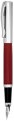 CHROMED FOUNTAIN PEN RED