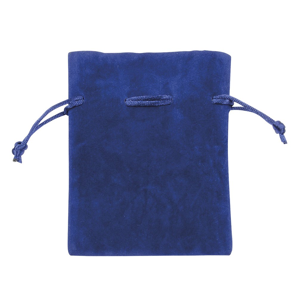 SACK DOUBLE-VELVET BLUE 110X140 MM