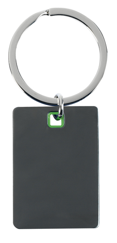 GREEN METALLIC KEY RING DORKY