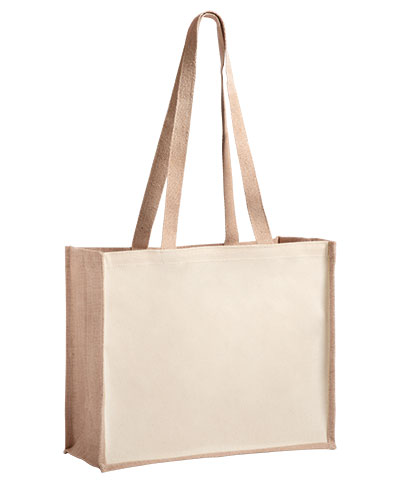 LAMINATED JUTE/COTTON BAG ROTIN