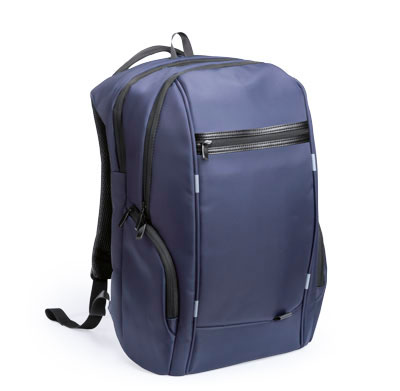 BLUE  NYLON BACKPACK ZIRCAN