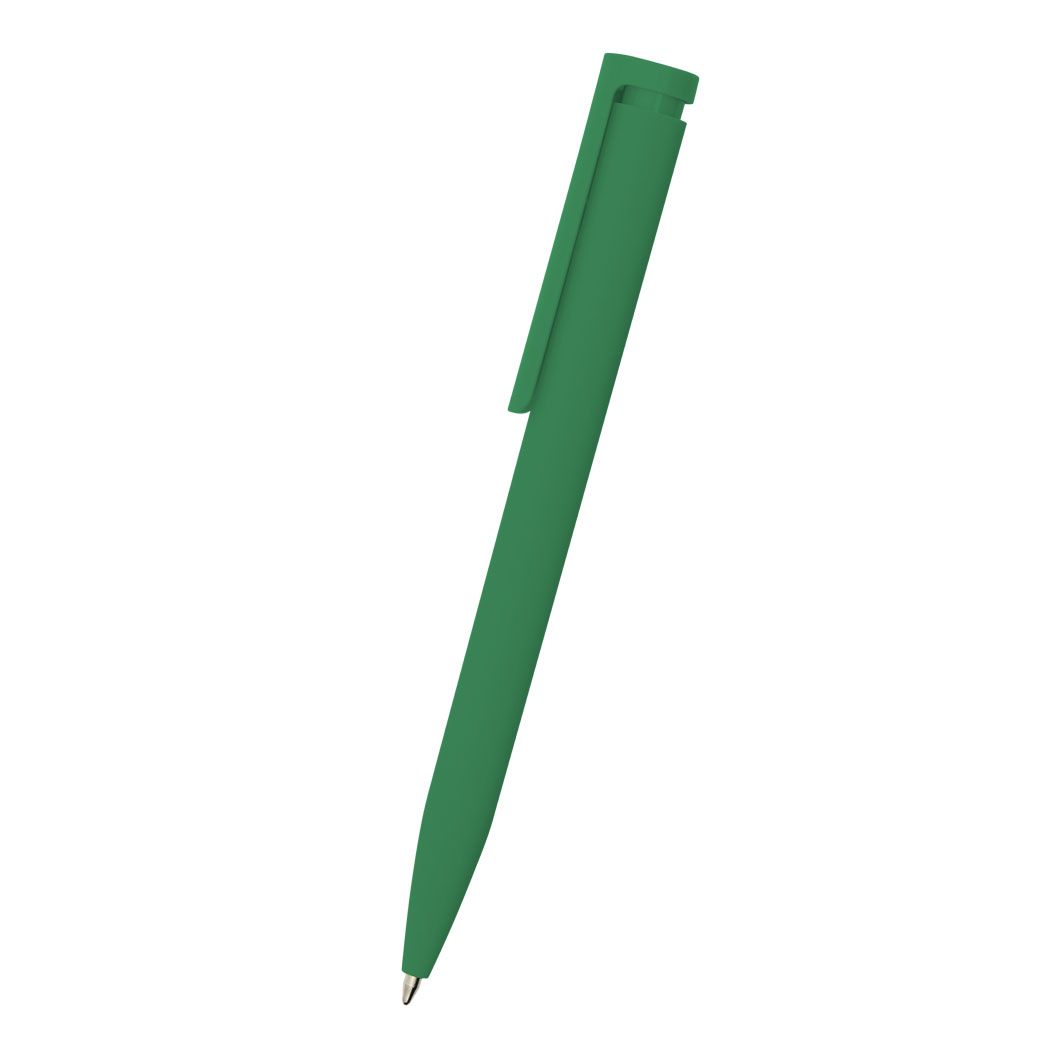 GREEN PLASTIC PEN TAKAN