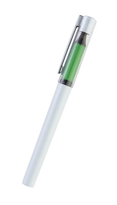 GREEN PLASTIC PEN NETTI