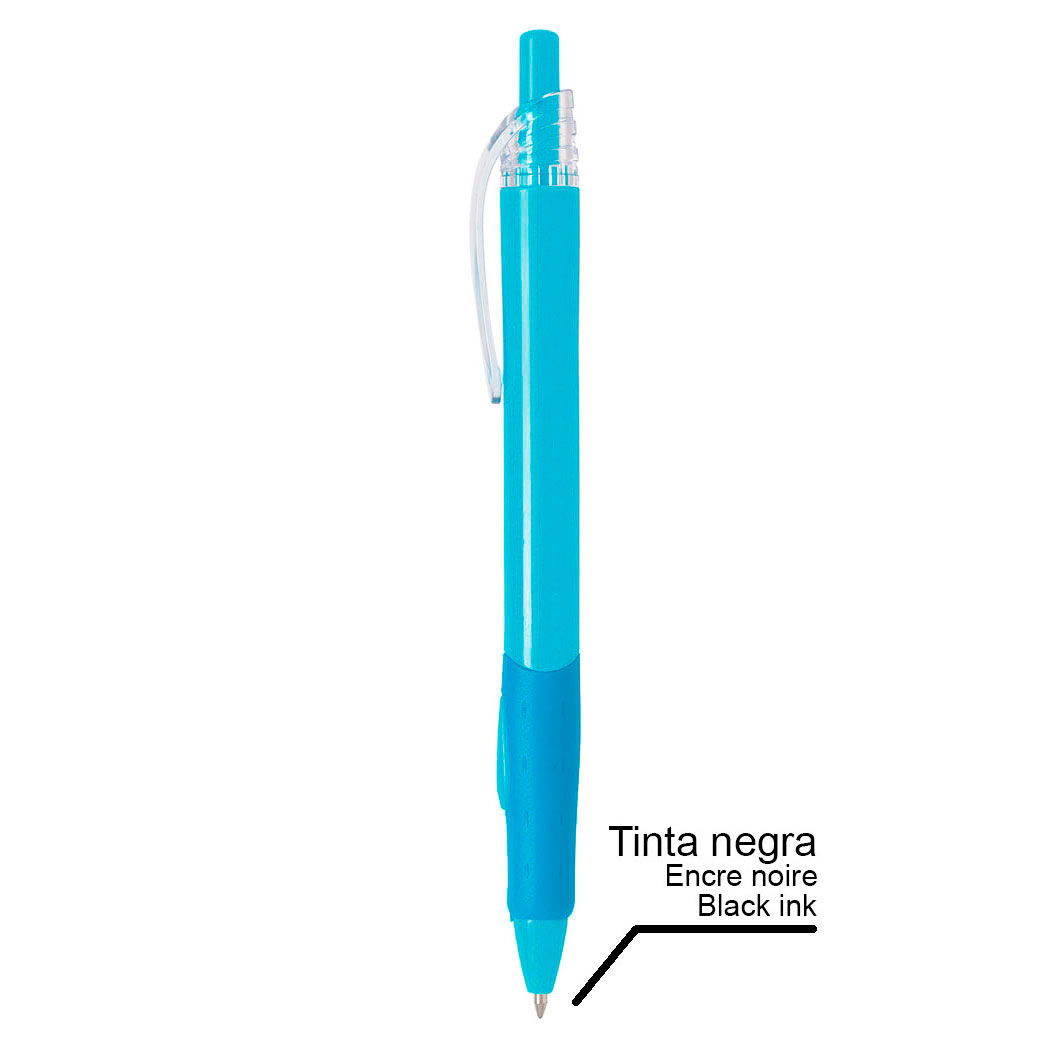 BLUE PLASTIC PEN PUPIL 