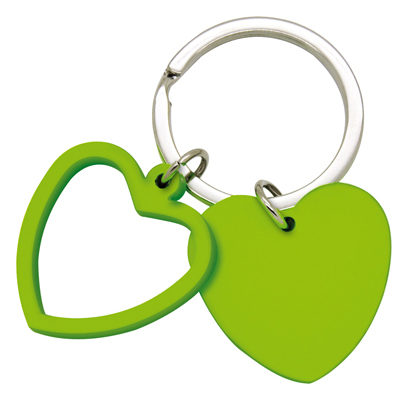 FLUOR GREEN METALLIC KEY RING BLUNT