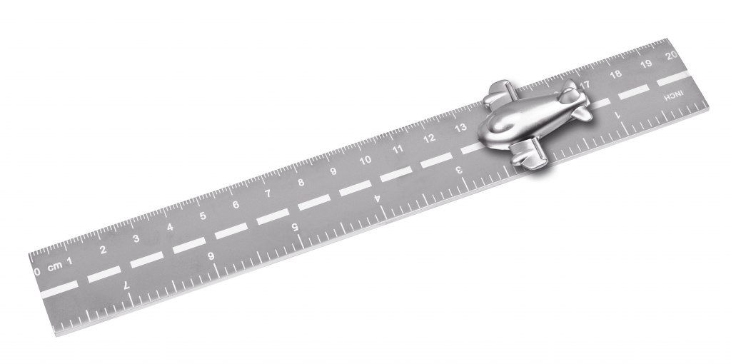 AIRPLANEPLANE RULER - METAL SATIN