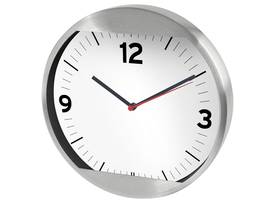 WALLCLOCK ALUMINIUM - d = 250 mm