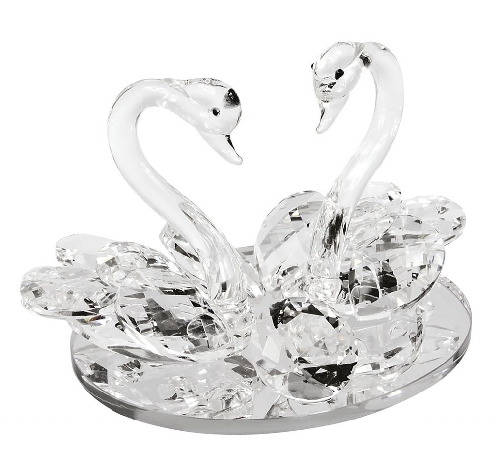 GLASS SWANS - NO BOX