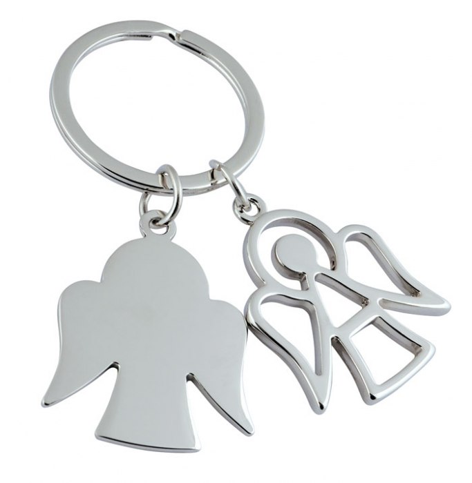 KEY CHAIN DOUBLE ANGELET - NO BOX