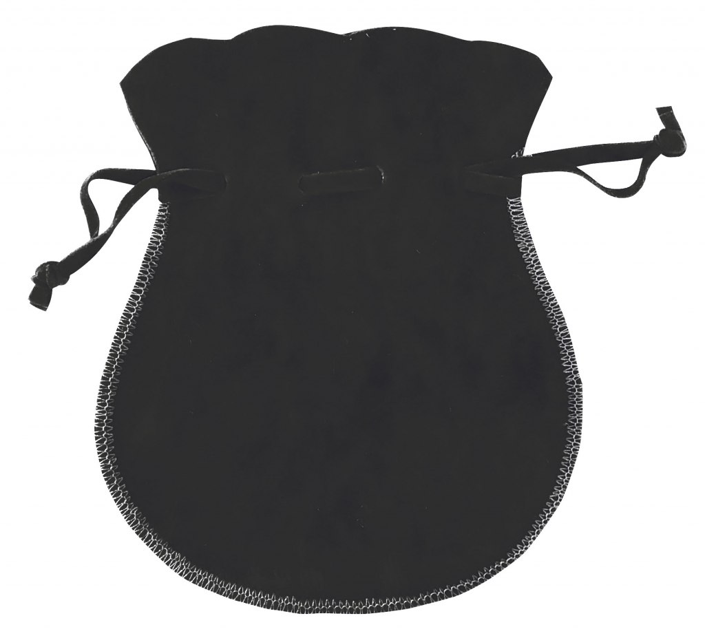 SACK AMPH.-SHAPED DOUB.-VELVET BLACK