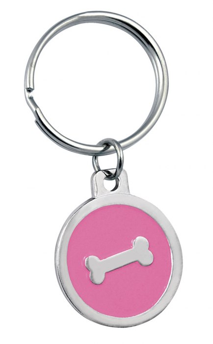 PENDANT PINK BONE - D=32 mm