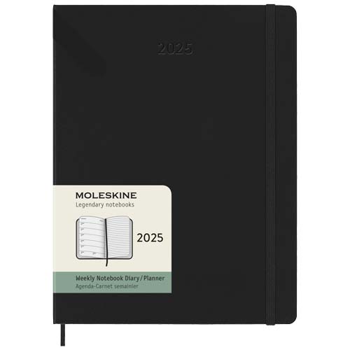 Moleskine hard cover 12 month XL weekly planner