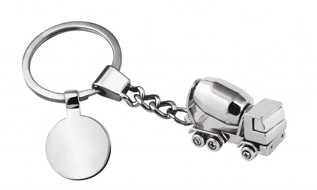 KEYCHAIN CEMENT MIXER WITH TOKEN