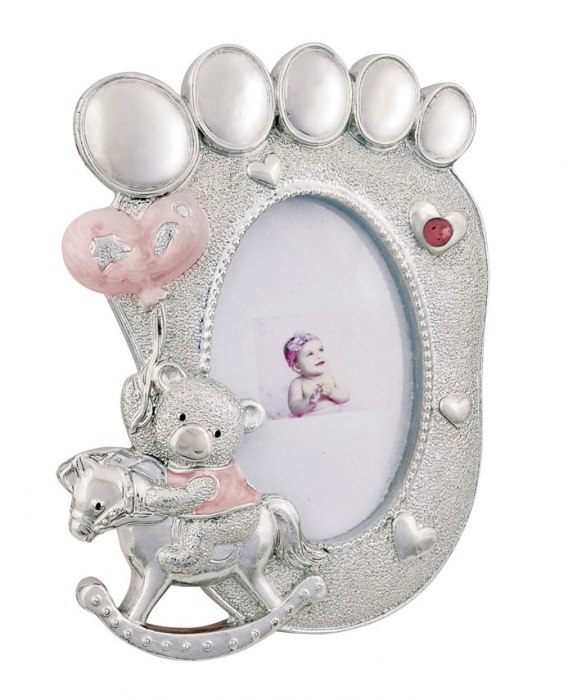 'PHOTOFRAME FOOTPRINT PINK MM 40X65