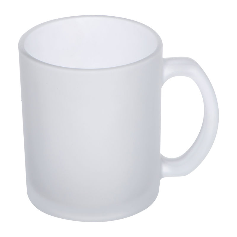 Coffee mug, transparently frosted