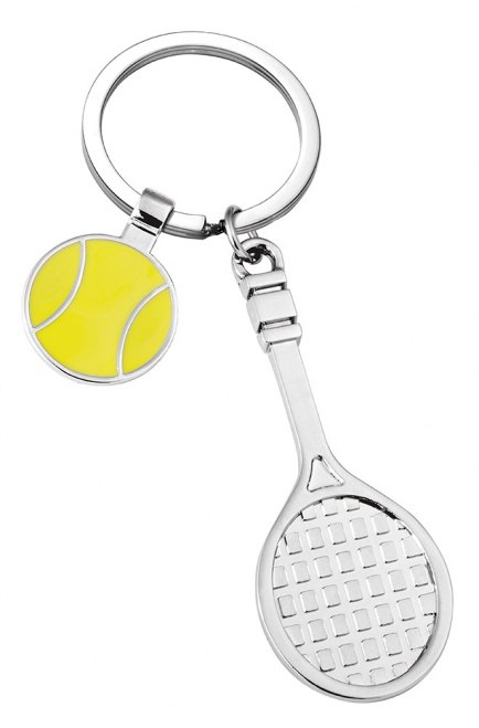 KEY CHAIN TENNIS RACKET- WITH TOKEN