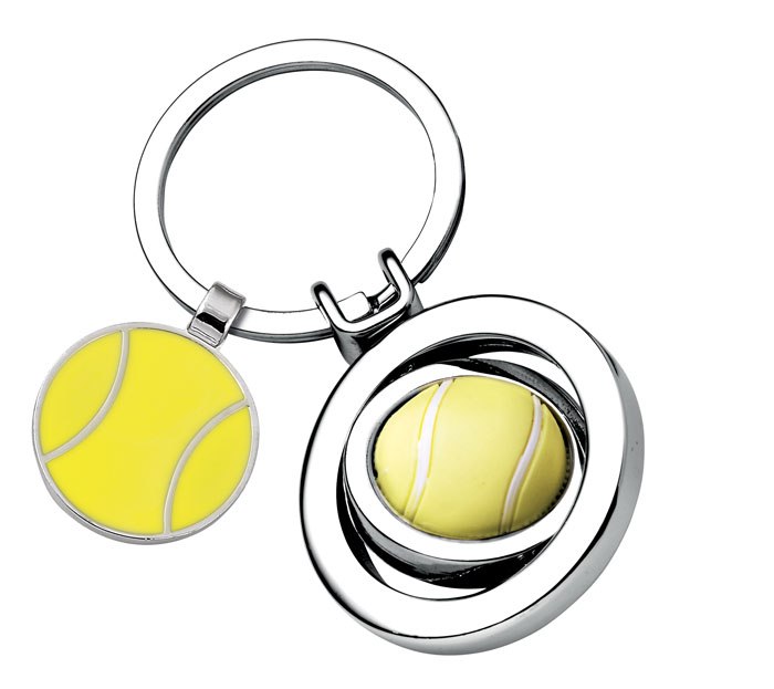 KEYCHAIN - TENNIS-WITH COIN