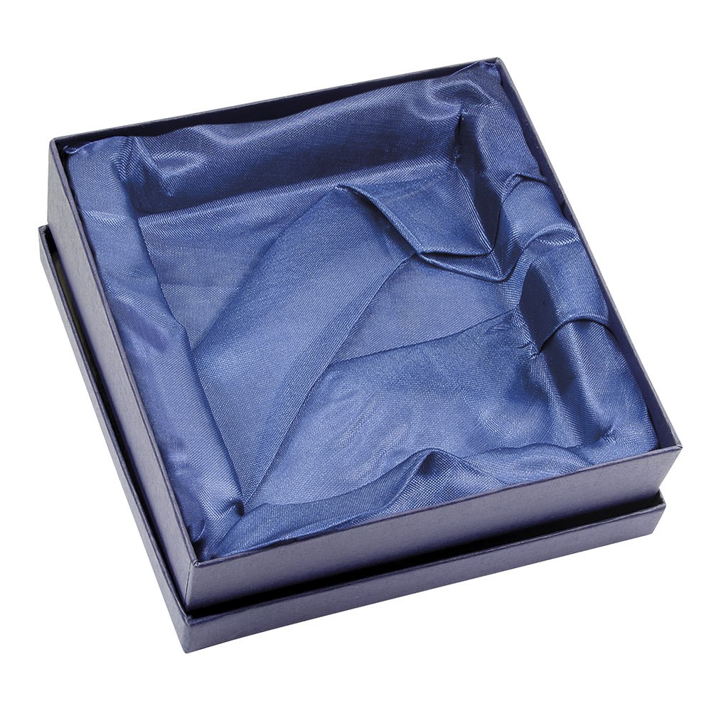 BLUE BOX SATIN BLUE 230X220X60 MM