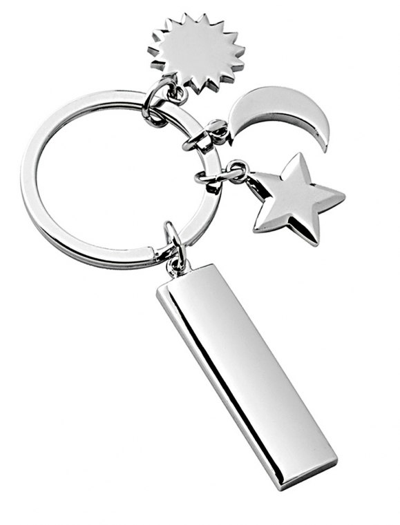 KEYCHAIN SUN - MOON - STAR