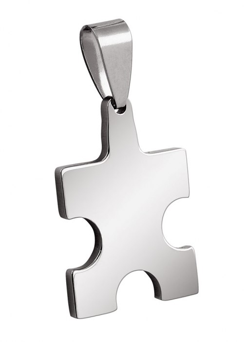 PENDANT STEEL PUZZLE 16x25mm