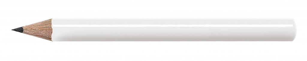 PENCIL WHITE d=7,3 length 87 - MIN.100