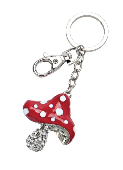 KEY CHAIN RED MUSHROOM - NO BOX