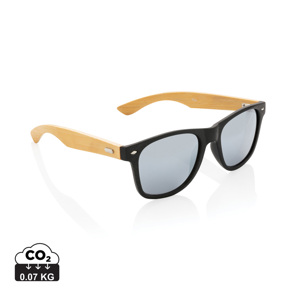 Bamboo and RCS recycled plastic sunglasses