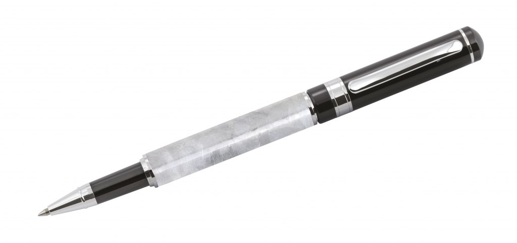 ROLLERBALL PEN MARBLE WHITE