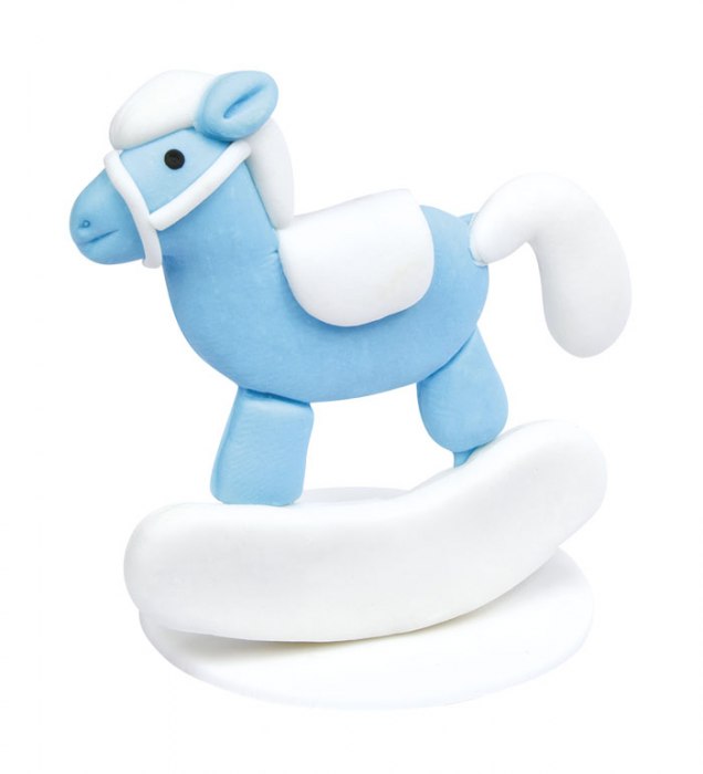 ROCKING HORSE LIGHT BLUE