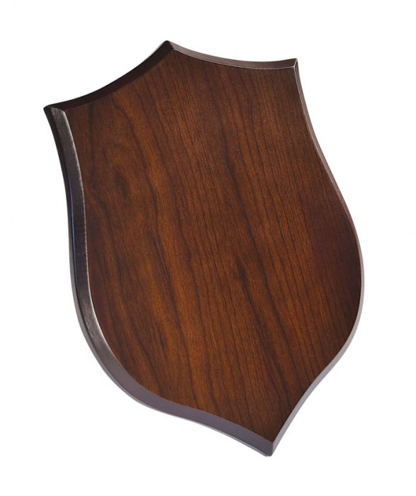 CREST SHIELD WALNUT NO BOX 190x260x15 mm