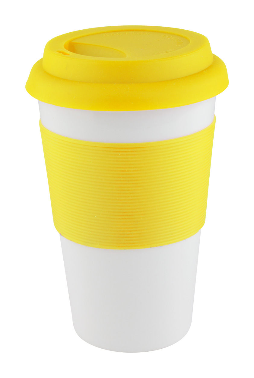 Soft Touch mug with silicone