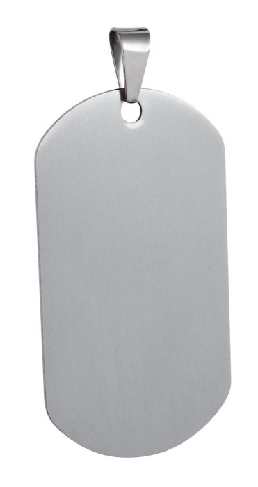 MARINES IDENTITY TAG ALUMINIUM 29x53 mm