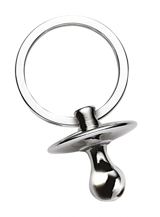 KEY CHAIN PACIFIER - SHINY - NO BOX