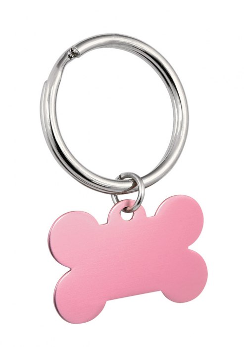 PENDANT PINK BONE - 25x38 mm